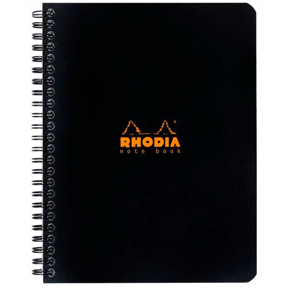 Caderno Note Book Rhodia Capa Preta A5+